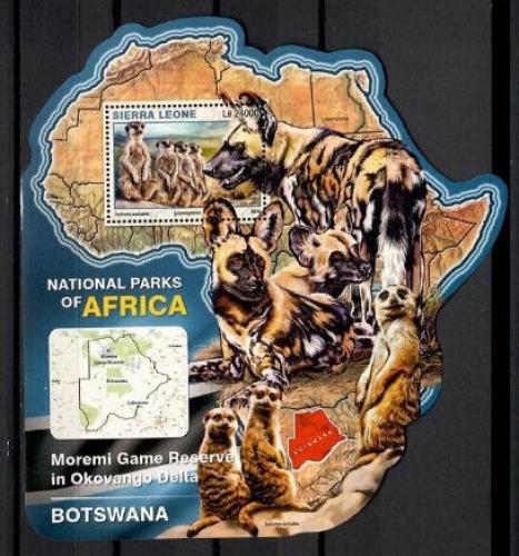 Poštovní známka Sierra Leone 2016 NP Moremi, Botswana Mi# Block 978 Kat 11€