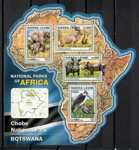 Poštovní známky Sierra Leone 2016 NP Chobe, Botswana Mi# 7222-25 Kat 11€
