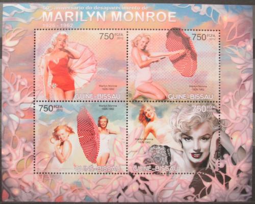 Poštovní známky Guinea- Bissau 2012 Marilyn Monroe Mi# 6207-10 Kat 12€