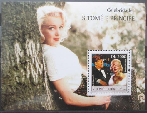 Poštovní známka Svatý Tomáš 2004 Marilyn Monroe Mi# 2511 Block Kat 12€