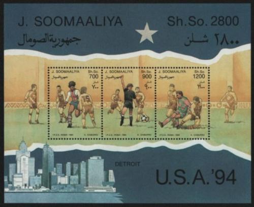 Poštovní známka Somálsko 1994 MS ve fotbale Mi# Block 31 Kat 8.50€