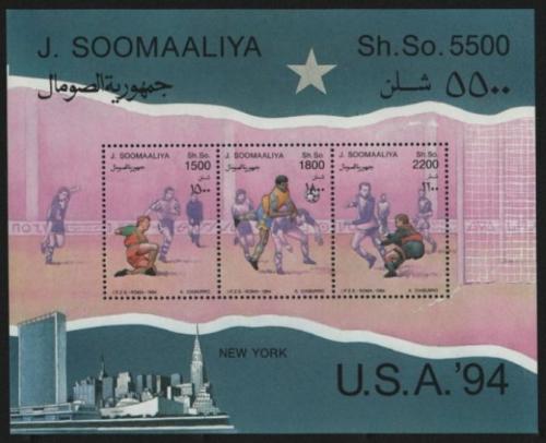 Poštovní známky Somálsko 1994 MS ve fotbale Mi# Block 32 Kat 16€