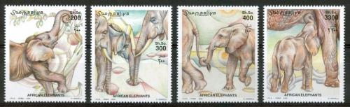 Poštovní známky Somálsko 2000 Sloni TOP SET Mi# 855-58 Kat 18€