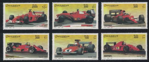 Poštovní známky Somálsko 2001 Ferrari TOP SET Mi# 890-95 Kat 16€