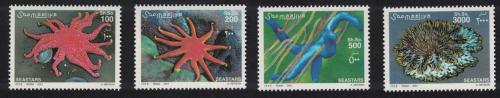 Poštovní známky Somálsko 2001 Moøské hvìzdice Mi# 896-99 Kat 13€