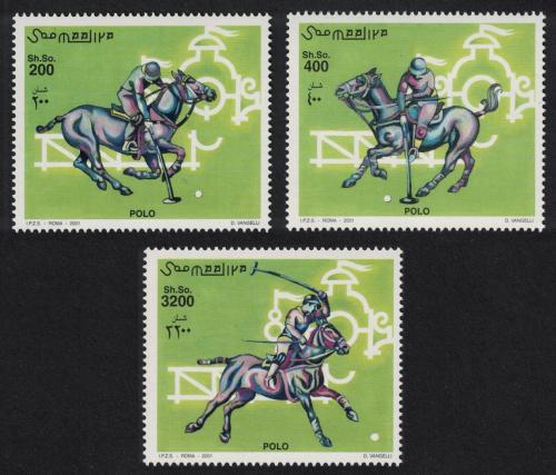 Poštovní známky Somálsko 2001 Pólo Mi# 920-22 Kat 16€
