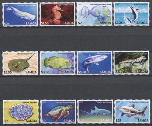 Poštovní známky Samoa 2014 Místní fauna TOP SET Mi# 1144-55 Kat 55€