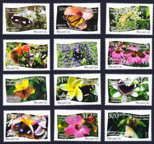 Poštovní známky Tonga Niuafo´ou 2013 Motýli TOP SET Mi# 515-26 Kat 55€