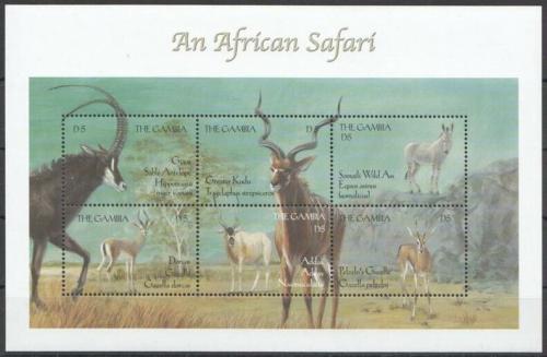 Potovn znmky Gambie 2000 Africk fauna Mi# 3515-20
