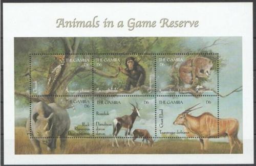 Potovn znmky Gambie 2000 Africk fauna Mi# 3521-26 - zvtit obrzek