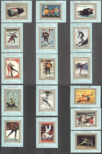 Poštovní známky Adžmán 1973 Olympijské hry Mi# N/N Blocks Kat 32€