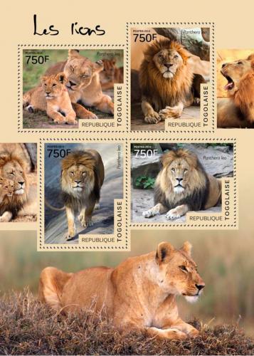Poštovní známky Togo 2014 Lvi Mi# 6151-54 Kat 12€