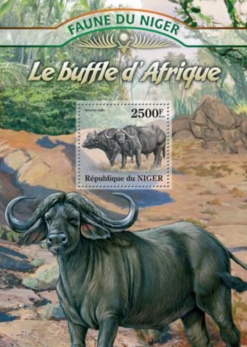 Poštovní známka Niger 2013 Buvoli Mi# Block 157 Kat 10€