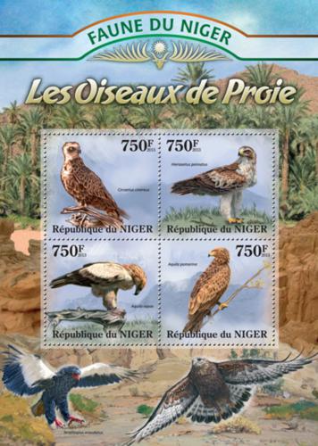 Poštovní známky Niger 2013 Dravci Mi# 2063-66 Kat 12€