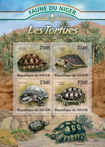 Poštovní známky Niger 2013 Želvy Mi# 2036-39 Kat 12€