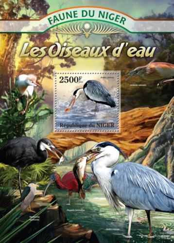 Poštovní známka Niger 2013 Vodní ptáci Mi# Block 152 Kat 10€