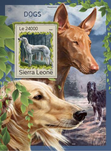 Poštovní známka Sierra Leone 2016 Psi Mi# Block 1132 Kat 11€
