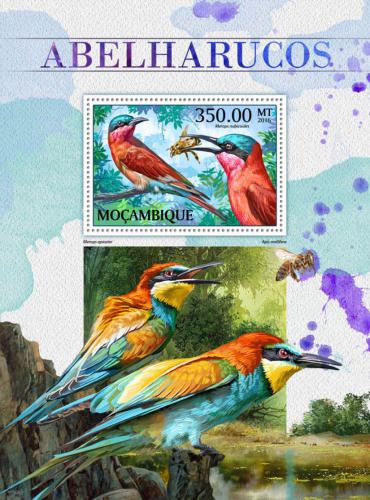 Poštovní známka Mosambik 2016 Vlhy Mi# Block 1224 Kat 20€