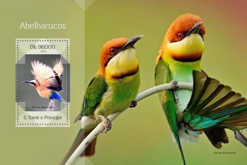 Poštovní známka Svatý Tomáš 2014 Vlhy Mi# Block 1000 Kat 10€