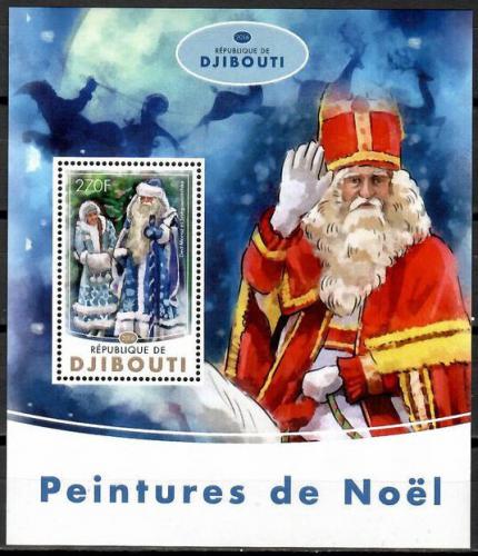 Poštovní známka Džibutsko 2016 Vánoce Mi# 1009 Block