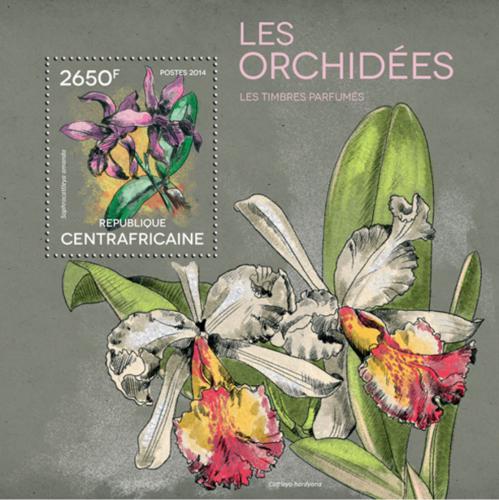 Poštovní známka SAR 2014 Orchideje Mi# Block 1161 Kat 12€