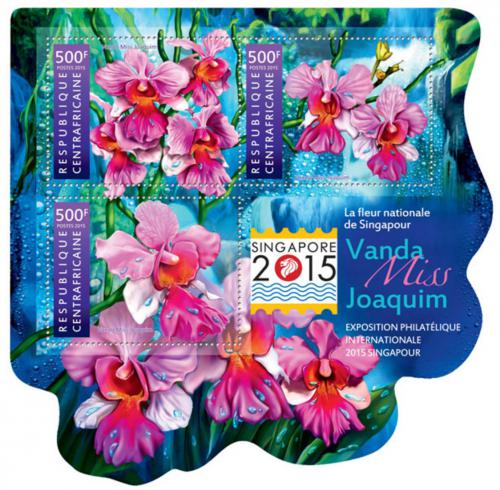 Poštovní známky SAR 2015 Orchideje Mi# 5248-50