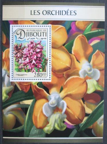 Poštovní známka Džibutsko 2016 Orchideje Mi# 1328 Block