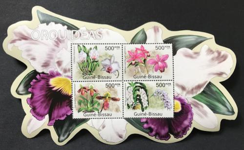 Poštovní známky Guinea-Bissau 2011 Orchideje Mi# 5542-45