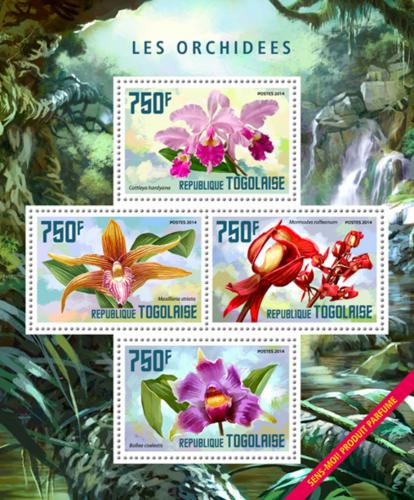 Poštovní známky Togo 2014 Orchideje Mi# 5991-94 Kat 12€