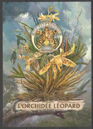 Poštovní známka Togo 2016 Orchideje Mi# Block 1351 Kat 12€
