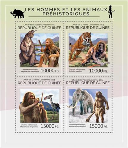 Poštovní známky Guinea 2014 Život v pravìku Mi# 10612-15 Kat 20€