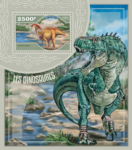 Poštovní známka Niger 2014 Dinosauøi Mi# Block 353 Kat 10€