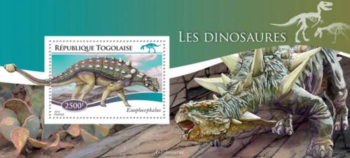 Poštovní známka Togo 2014 Dinosauøi Mi# Block 1099 Kat 10€