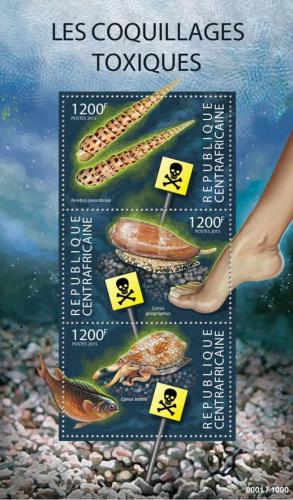 Poštovní známky SAR 2015 Jedovaté mušle Mi# 5517-19 Kat 16€
