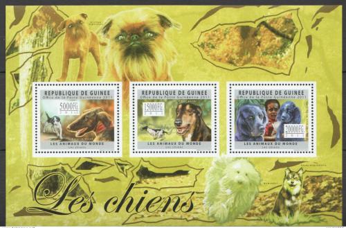 Poštovní známky Guinea 2011 Psi Mi# 8909-11 Kat 16€