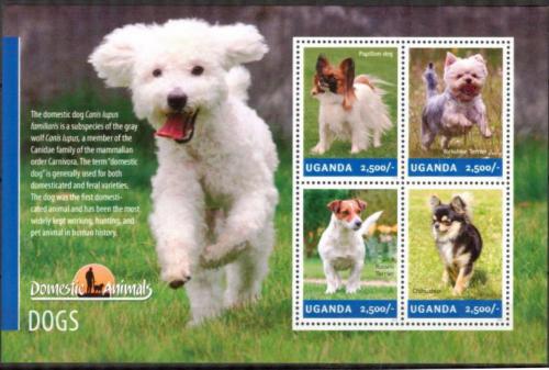 Poštovní známky Uganda 2014 Psi Mi# 3310-13 Kat 12€
