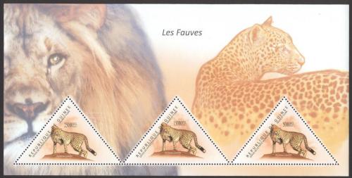 Poštovní známky Guinea 2011 Koèkovité šelmy Mi# Block 1998 Kat 18€