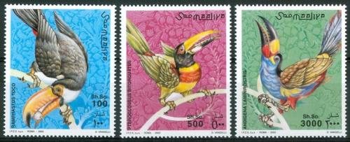 Poštovní známky Somálsko 2003 Tukani TOP SET Mi# N/N Vysoký Kat