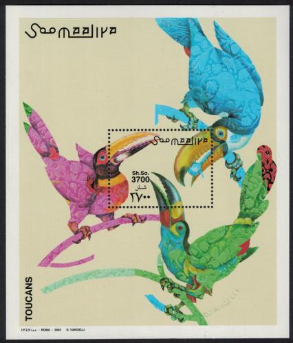 Poštovní známka Somálsko 2003 Tukani Mi# N/N Vysoký Kat