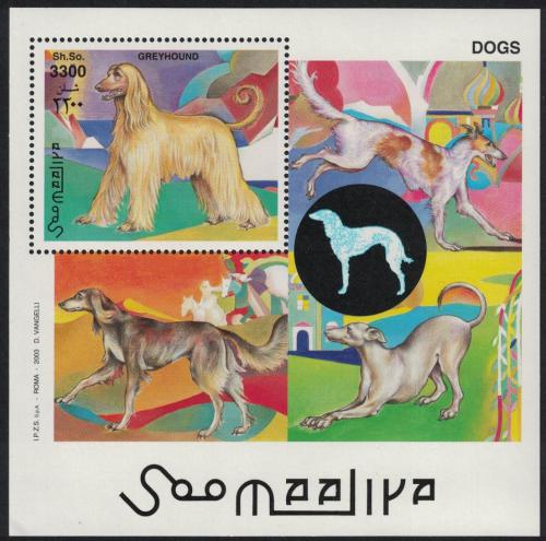 Poštovní známka Somálsko 2003 Chrti Mi# N/N Vysoký Kat