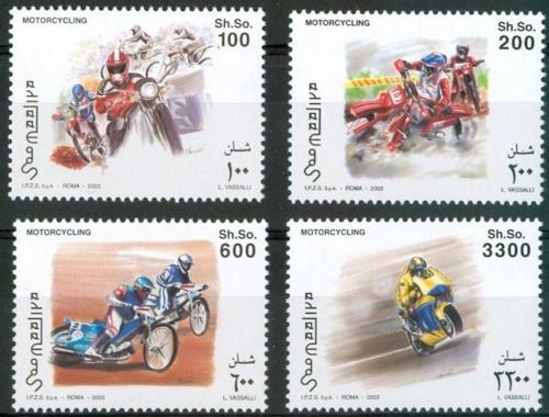 Poštovní známky Somálsko 2003 Motocyklový sport TOP SET Mi# N/N Vysoký Kat