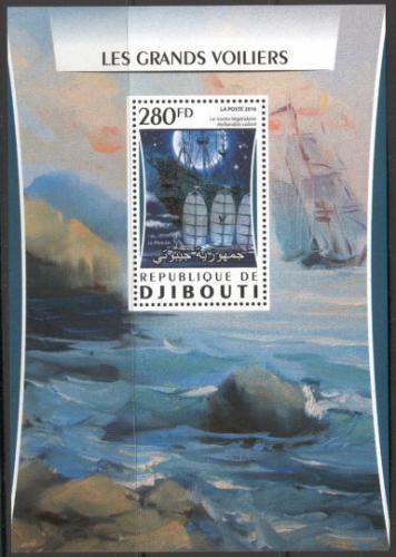 Poštovní známka Džibutsko 2016 Plachetnice Mi# 1060 Block 