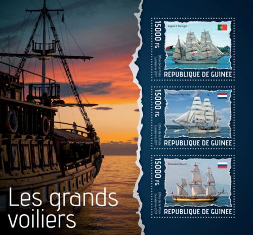 Poštovní známky Guinea 2014 Plachetnice Mi# 10275-77 Kat 18€