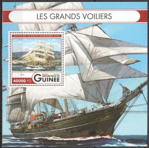 Poštovní známka Guinea 2016 Plachetnice Mi# Block 2687 Kat 16€