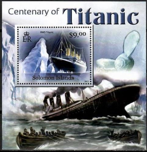 Poštovní známka Šalamounovy ostrovy 2012 Titanic Mi# 1521 Block