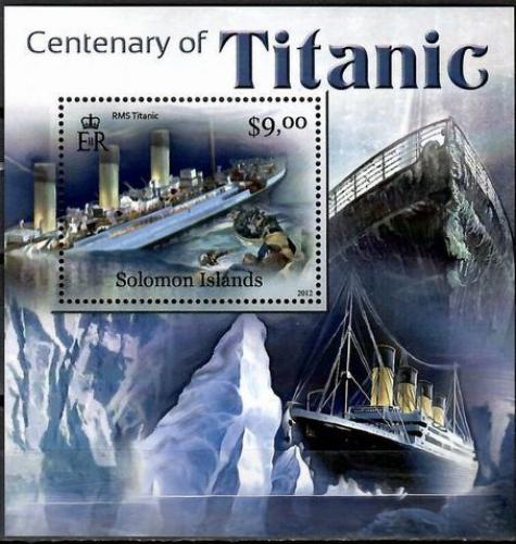 Poštovní známka Šalamounovy ostrovy 2012 Titanic Mi# 1522 Block 
