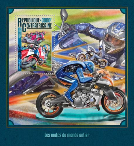 Poštovní známka SAR 2016 Motocykly Mi# Block 1453 Kat 14€