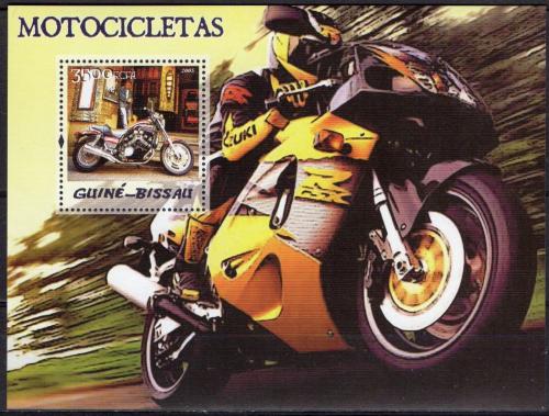 Poštovní známka Guinea-Bissau 2005 Motocykly Mi# Block 514 Kat 14€
