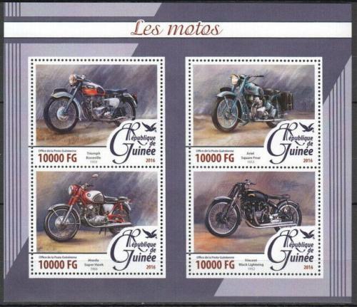 Poštovní známky Guinea 2016 Motocykly Mi# 11691-94 Kat 16€