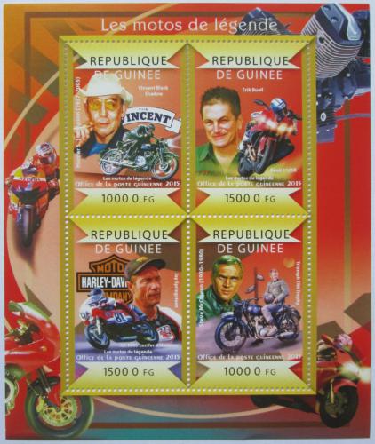 Poštovní známky Guinea 2015 Motocykly Mi# 10997-11000 Kat 20€